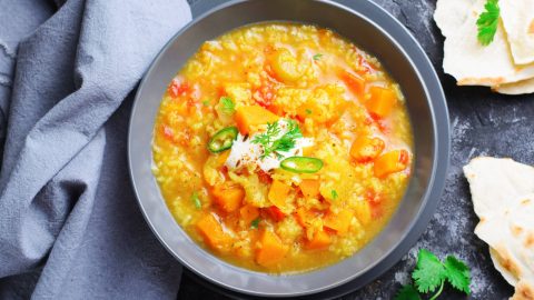 photo of vegan pumpkin curry