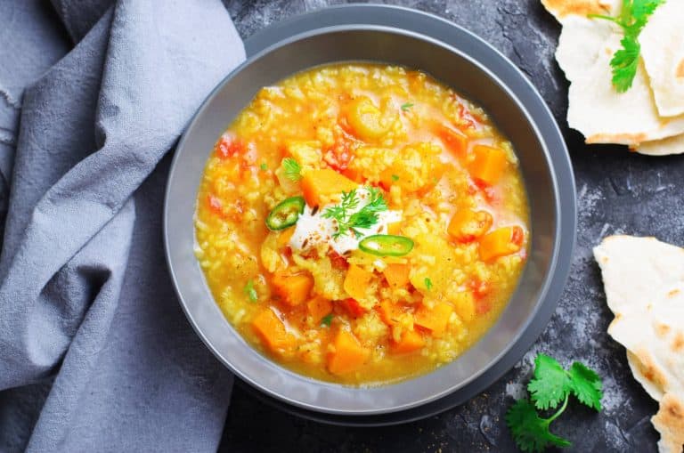 photo of vegan pumpkin curry