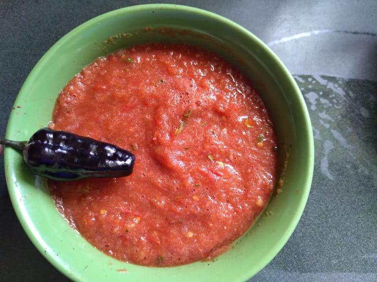 Spicy Tomato and Puma Pepper Salsa Recipe